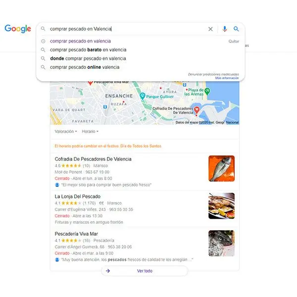 Posicionamiento local en Google Business Profile